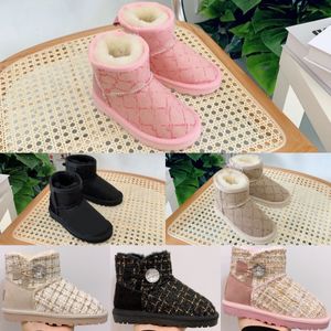 Buty dla dzieci klasyczne Ultra Australie Mini Ultra Buty Wydrukowane maluch dziewcząt Designer śnieżny botki dla dzieci młode chłopcy australijska bottes w x5tx#