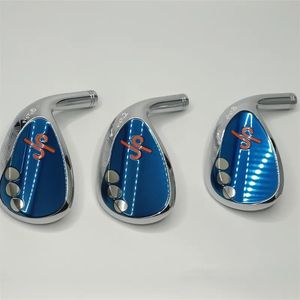 Novas cunhas de golfe jp premier areia azul/dourado 46 cabeça/cunhas 48 50 52 54 56 58 60 graus apenas cabeça com cobertura de cabeça frete grátis