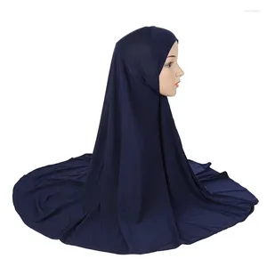 Etnisk klädmode Plain Islamic Undercaps Arab Khimar muslimska kvinnor Hijab One Piece Big Size Al Amira Instant Scarf