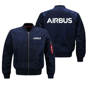 Kurtki męskie S-8xl Wojskowe Wysokiej jakości kurtki dla mężczyzn Piloci Airbus Print MA1 Bomber Jacket Spring Autumn Man Man Kurtka YQ231028