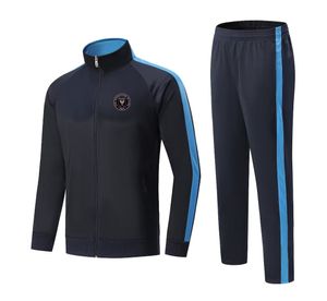 Inter Miami CF Män Vuxna Barn Fritid Sport Set utomhus Varm full dragkedja Sports fritidsuppsättning Sweatshirt på vintern