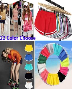 Women Cotton Shorts For Yoga Sports Gym Homewear Fitness Pants Summer Shorts Beach Running Home Clothing Pants 22 Colors HH712157204820