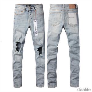 Lila märke jeans 2024 vårdesigner mens denim byxor mode byxor rak design retro streetwear casual sweatpants kvinnor s17i