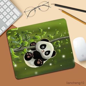 Mouse Pads Wrist Panda Cute Animal Small Computer Mousepad Gamer Accessories Pc Gamer Complete Cheap Keyboard Pad Mouse Pads Table Mat R231028