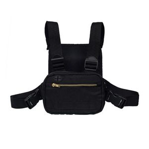 Mini uomo Chest Rig Streetwear Sport all'aria aperta Marsupio Arrampicata Spalla Telefono Cintura porta soldi Zaino tattico3036