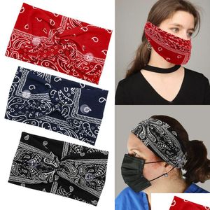 Hair Accessories Face Earloop Hairband Mask Ear Buckle Elastic Headband Lanyard Holder Sports With Button Bandanas Drop Delivery Prod Dhy2T