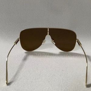 Модные летние солнцезащитные очки премиум-класса в металлической полуоправе для женщин и мужчин в коробке