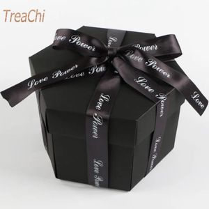 Gift Wrap Surprise Confession Handmased DIY Album Creative Present Box Explosion Box Hexagon Multi-Layer 231027