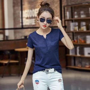 Frauen T Shirts Poleras De Mujer Moda 2023 Sommer Casual Shirt Frauen Weiß T-shirt Tops Baumwolle Kurzarm T-shirts t Femme