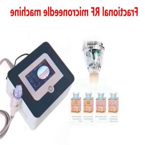 Design 4 tips Fractional RF microneedle machine facial and body stretch mark acne removal skin care rejuvenation DHL Aiivc