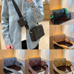 2 in1 tasarımcı çantaları unisex crossbody çanta cüzdanları erkek kadınlar messenger çantaları cowhide klasik lüks el çantaları siyah cüzdanlar