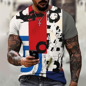 Herr t-shirts 2021 sommarmens överdimensionerade vintage kort ärm mode harajuku etnisk tie-dye tryckt tshirts bygl varumärke clo216s