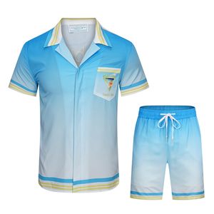 24 Summer Mass Mens TrackSuits Hawaii Beach Spods Set Set Designer Shirts Koszulka Leisure Man Man Slim Fit the Board of Reżyser