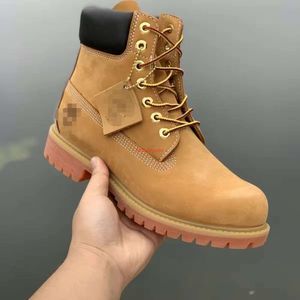 designer waterproof boots martin outdoor sneakers Durable leather round toe lace up outdoor casual shoes British waterproof Martin boots wearresistant anti slip c