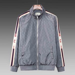 2024 Popular new spring and autumn new men's design reflective jacket high quality luxury light jacket fluorescent casual collar design jacket la M-4XL