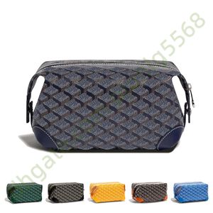 Borsa da toilette classica da donna 25 borse cosmetiche con cerniera Borsa da trucco a tracolla Hobo di design di lusso con tracolla Borsa da trucco da uomo in vera pelle Hobo Clutch Totes