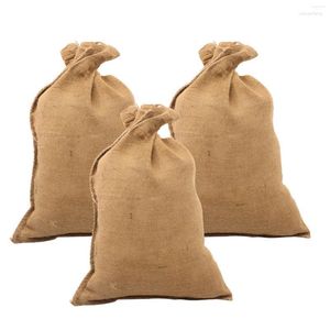 Gift Wrap Bag Sacks Drawstring Shopping Burlap Vegetablepotato Reusable Cloth Produce Pouches Linen Sack Root Grocery Sachet Muslin Fruit
