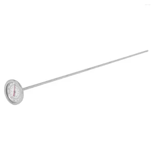 Long Stem Compost Soil Thermometer - Fast Response Stainless Steel 20 Inch Measuring Probe Fahrenheit And Celsius