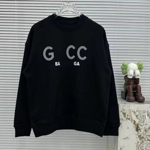 23SS Nowy projektant drukujący Crewneck ciepłe mężczyźni kobiety moda street pullover bluza luźna para z kapturem top odblaskowy rozmiar s-5xl. M46