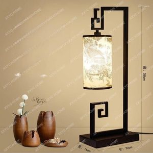 Table Lamps Chinese Style Lamp Living Room Study Bedroom Bedside Retro Personalized Reading
