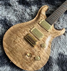 Fabriksanpassad professionell bärbar loggfärg Elektrisk gitarr Rose Wood Fingleboard