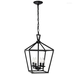 Hängslampor American Chandelier Retro Industrial Style Farmhouse Country Restaurant Bar Table Lamp Kitchen Corridor Iron Light