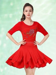 Stage Wear Ruffle Ballroom Standard tańca