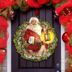 Christmas Decorations Santa Wall And Door Hanger Lawn Art Pendant Ornaments Indoor Outdoor Nativity Garland