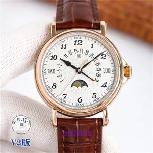 Super complex multi-functional perpetual calendar men's watch Cal.324 integrated universal buckle sapphire mirror