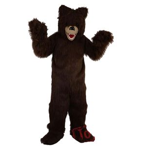 Wysokiej jakości maskotka Brown Bear Mascot Halloween Fancy Party Sukienka Kreskówka Karnawał Karnawał Świąteczny Przyjęcie urodzinowe Reklamy Wielkanocne