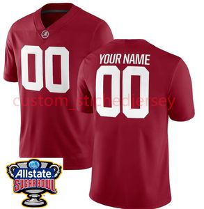 Maglie di marea Crimson Alabama KADYN PROCTOR TYLER BUCHNER KEON KEELEY CALEB Downs Desmond Ricks James Smith Haynes Eli Holstein Alabama Maglie Siched