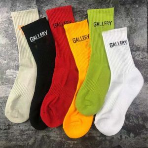 Galeri pamuk spor çorap erkekler için kadınlar 3 çift galeri nefes alabilen tüp kaykay çift çorap