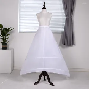 Kjolar roman stil lolita dubbel stål släpande garnlös vit klänning elegant kvinnors hem vintage kläder