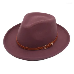 Berets Belt Fedoras Classic Top Hat for Men and Women Fedora Party Wedding Ceremony Suit Passing Panama Jazz Caps