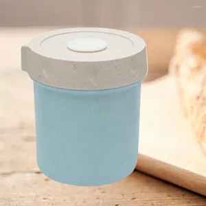 Bicchieri da vino da 400 ml, boccale da zuppa, barattolo, contenitori in plastica per alimenti, forno a microonde, tazza termica da viaggio