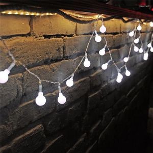 Cordas 2M 20LED Bola Colorida Luzes de Corda Bateria Operada Fada Festa de Feriado Casamento Natal Piscando LED Decoração de Casa