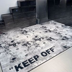 rug KEEP OFF Designer rug carpet room decor bedroom rugs living room Short hair bed mat The rug by the bed Contact us for more pictures