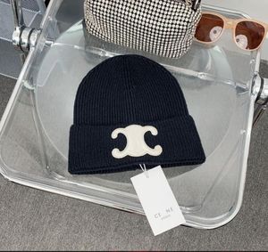 Classic Knitted Hat Beanie Cap Designer Women's Rabbit Hair Hats Synchronized for Men and Women Thickened for Warmth