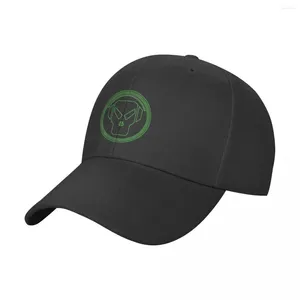 Caps de bola Metalheadz Bio Hazard Green Cap Hatball Hat Trucker Men Mulheres