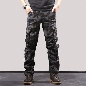 Pantaloni da uomo Pantaloni da uomo Cargo da esterno Pantaloni mimetici militari Plus Size 29-42 Lunghi per l'estate Casual Moda maschile Pantaloni Abbigliamento