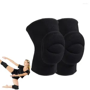 Podkładki kolan sportowe oddychające zagęszczone wsparcie dla tańca czarnego jogi jogi siatkówki wielokrotnego użytku
