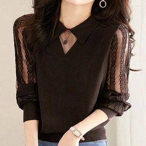 Women's Sweaters Fashion Long Sleeve Black Knit Sweater Women Pullover Sueter Mujer Invierno 2023 Casual Tops Knitted G642
