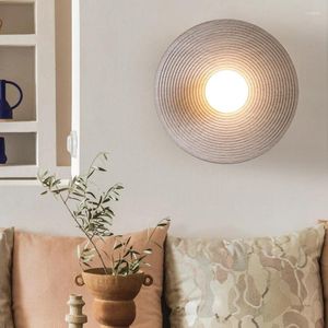 Lampa ścienna Nordic Retro Wood Lampy na nocne badanie Korytarz