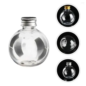 Water Bottles 20 Pcs Mini Lotion Transparent Plastic Bottle Airless Clear Decoration Fillable Container Empty Travel