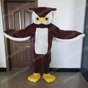 Julbrun uggla maskot kostymer halloween fancy party klänning tecknad karaktär karneval xmas reklam födelsedagsfest kostym unisex outfit