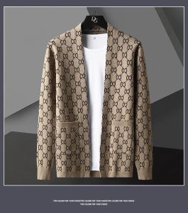 New Sweater Letter hoodie Cardigan Jacket Men Designers Fashion Pocket Knitted Cardigan Sweater Coat Men Casual Sweaters
