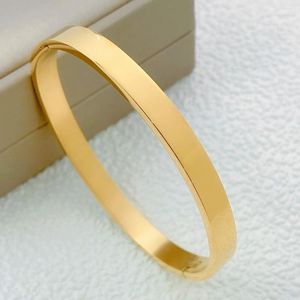 Bangle Titanium Steel Fashion Simple Bright Face All-match Style Multi-size 4mm6mm8mm Couple Bracelet