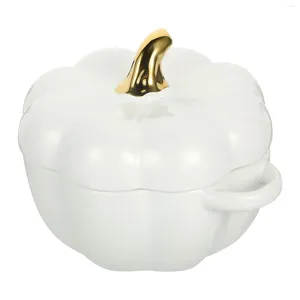 Bowls Child Decorative Storage Soup Ceramic Rice Pumpkin Bowl Lids Onion Go Containers Ceramics Cups