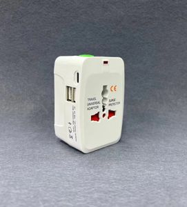 Multifunktions-Universal-Netzteil, Europa-zu-US-Stecker, Reiseadapter, AU-US-EU-UK-Stecker-Ladegerät-Konverter mit USB-Typ-C-Ladeanschluss