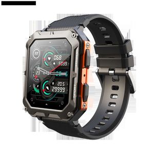 2023 Outdoor Smart Watch for Men BT Call IP68 Waterproof Large Memory Outdoor Sports Smartwatch 380mAh Large Battery